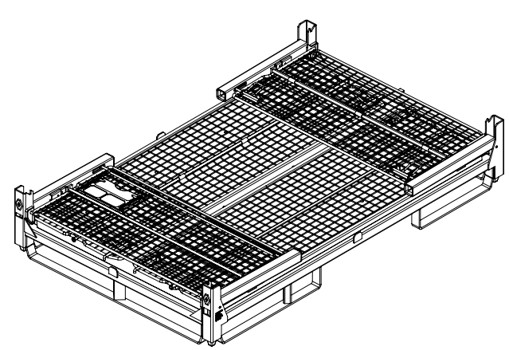 STANDART KATLANIR TELLİ KONTEYNER-20